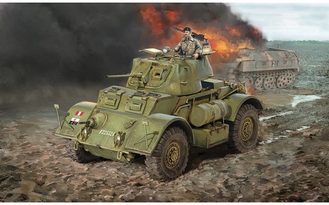 Italeri 1/35 Staghound MK. I with photo etched parts
